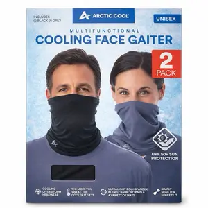 2 Pack Coming Face Cover  Gaiter Set