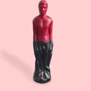Man shaped candle 8 inch