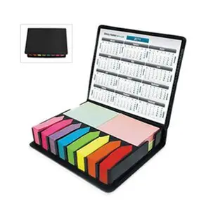 Natico Originals Compact Self-Adhesive Multi-Tasker Memo Holder with 4-Year Cal. - Office Commercial Furniture Accessory