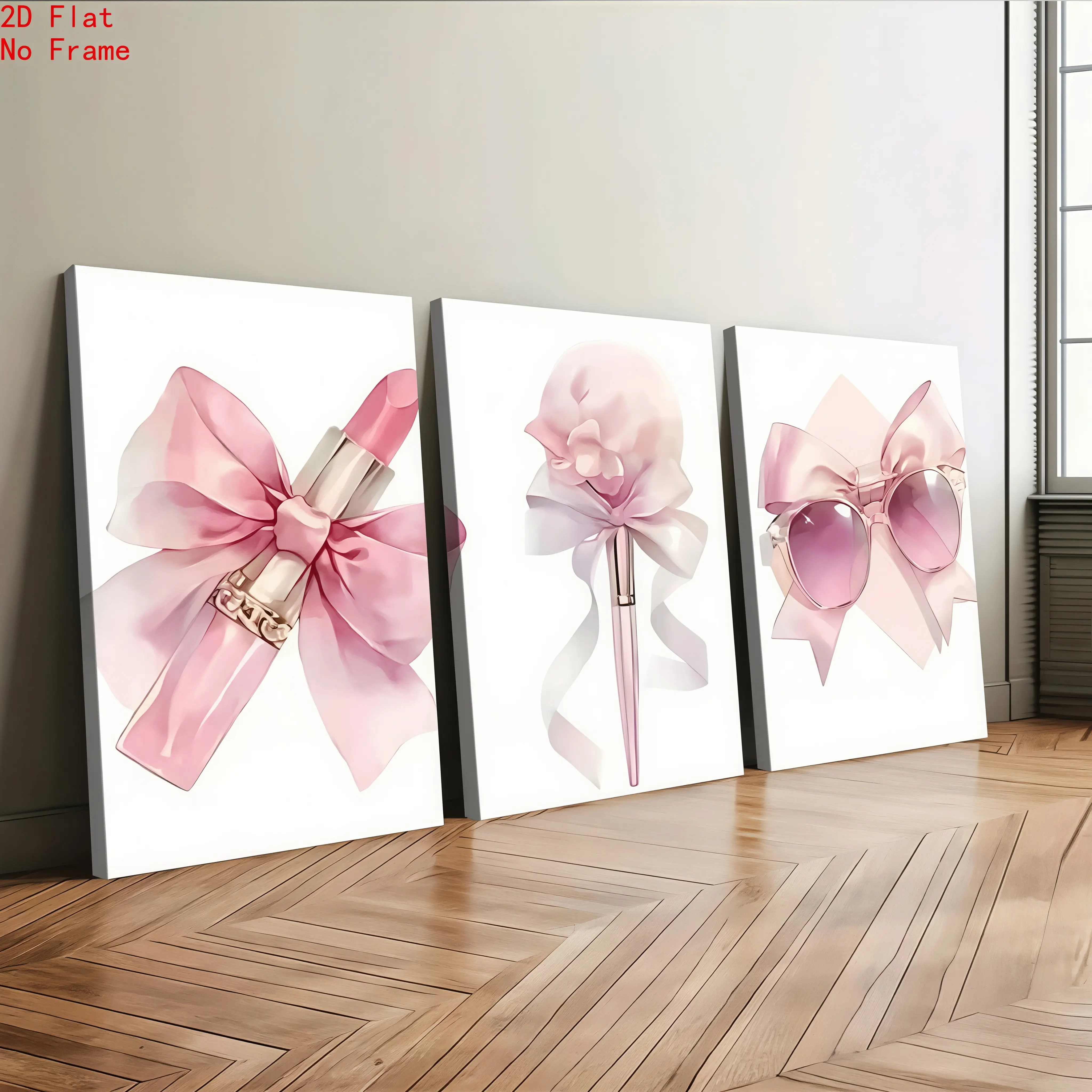 3 PCS Modern Frameless Canvas Wall Art, Abstract Poster.Waterproof Geometric Design, Gift Idea.Housewarming Gift .Geometric Abstract Artwork.HD Printingfor Living Room, Entryway, Bedroom.