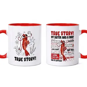Poor Shrimp Mug, Funny Meme, True Story, Movie Quotes Coffee Cup, 11oz Tea Cup, 15oz Large White Ceramic Mug, Coffee Cup, Kitchen Drinkware, Gift for Friends