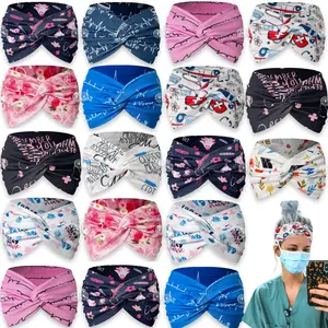 Comfortable Medical Headwrap – Button Mask Holder Headband, Anti-Slip & Soft, Essential Accessory for Healthcare Workers, Adjustable & Reusable