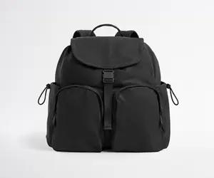 Featherlight Cargo Backpack in Jet Black