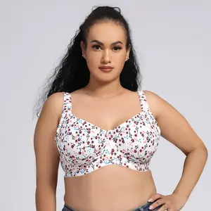 Women's 2025 Meilan Sheng Premium Cotton Bra - Ultra-Thin Support, Adjustable, Solid, Breathable, Buckle Closure, European Flair, for Day Wear