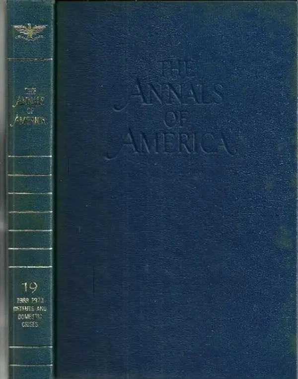 USED Book - The Annals Of America, Vol. 19: 1969-1973, Detente And Domestic Crisis by Inc. Encyclopaedia Britannica (Hardcover) - english