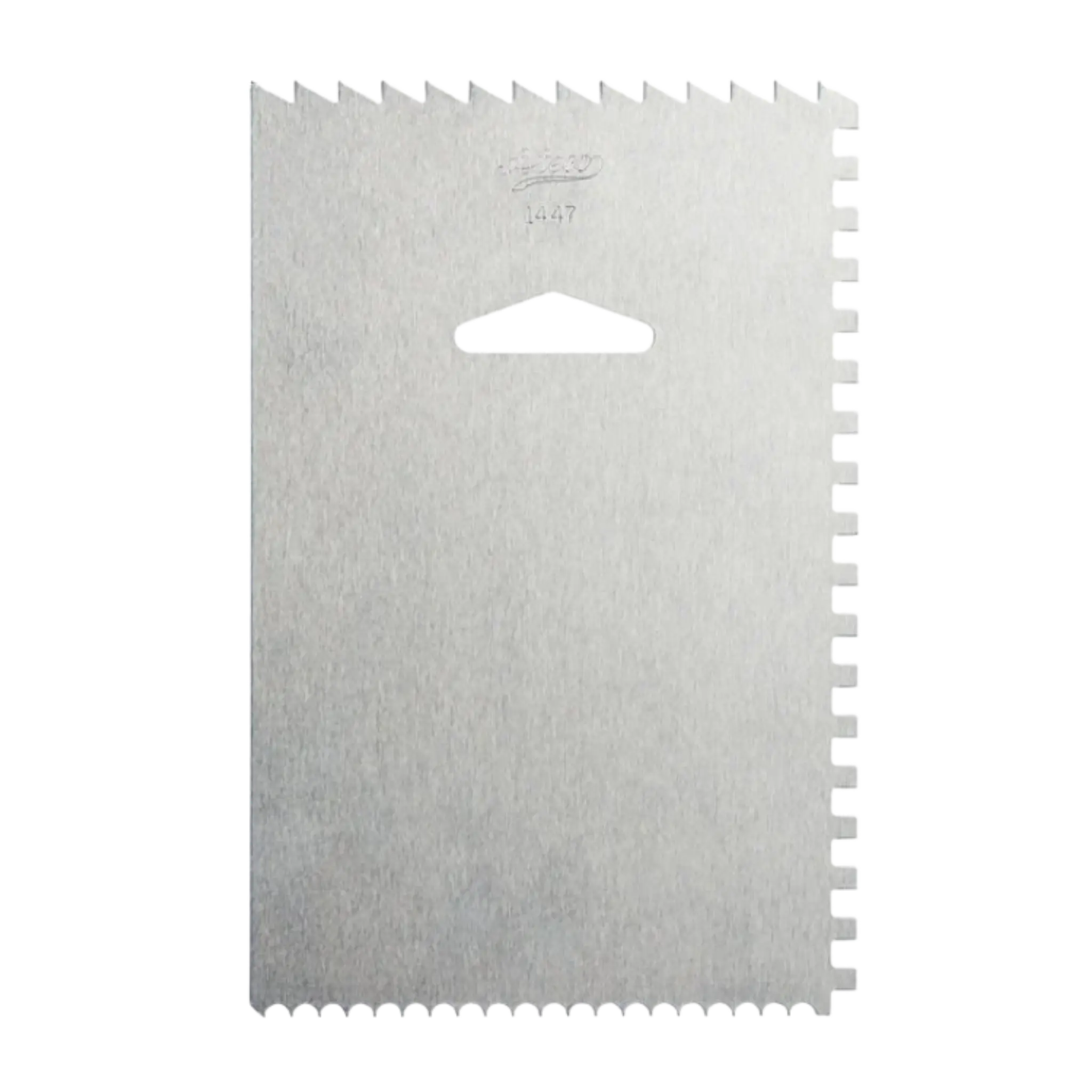 4-Sided Decorating Comb & Icing Smoother – Stainless Steel Cake Tool