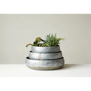 Decorative Galvanized Metal Bowls
