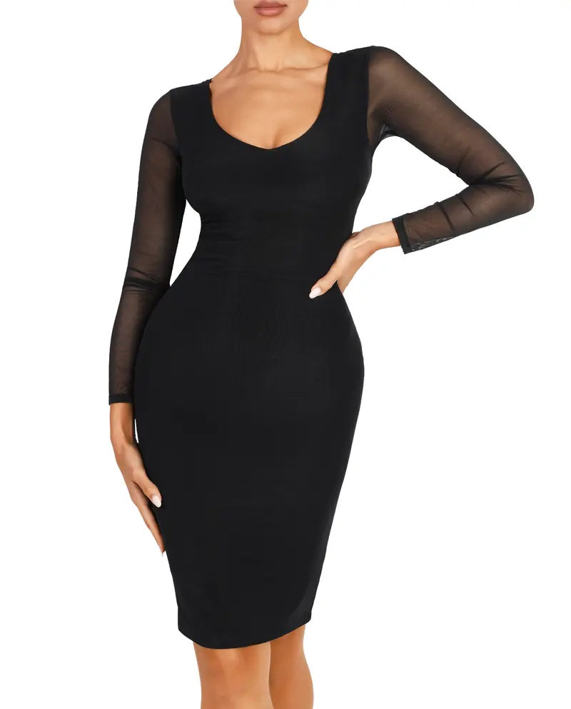 fitted lace wedding dress amazon long sleeve bodycon dress