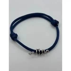 Handmade Square Knot (Navy)