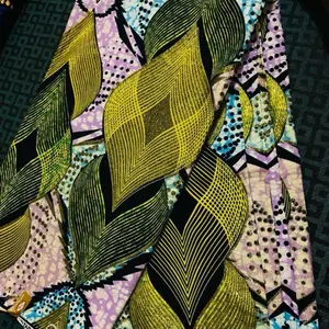 African Fabric Ankara - Colorful Patterned Fabric with Unique Design Elements