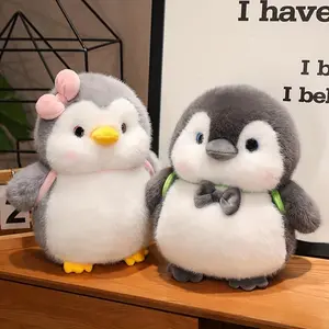 Cute Penguin Plush Toy, 1 Count Lovely Stuffed Animal Doll, Kawaii Stuffed Animals, Soft Kawaii Plushies, Perfect for Kids Birthday Gift,  Home Decor