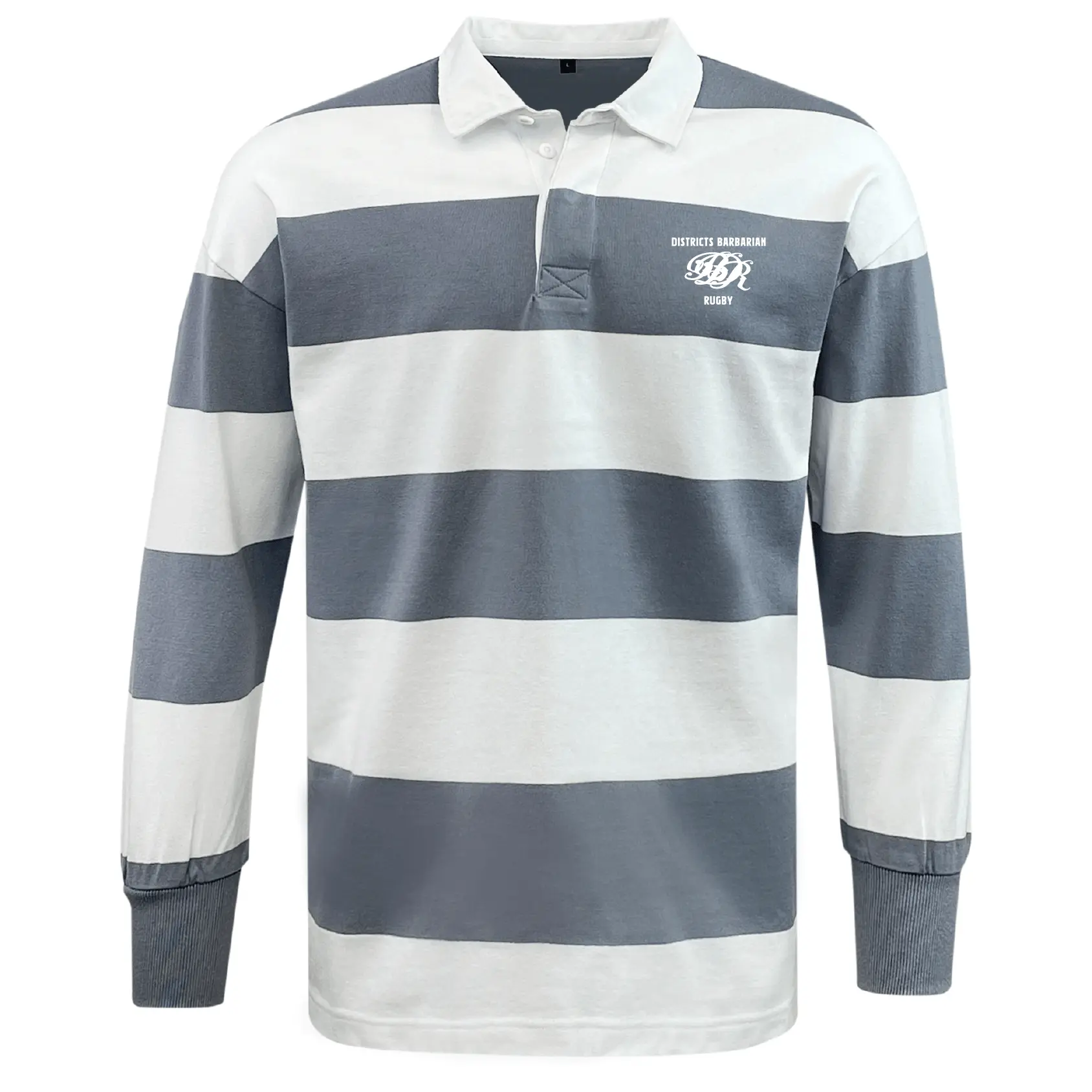 Districts Barbarian RFC Classic Long Sleeve Hooped Rugby Jersey