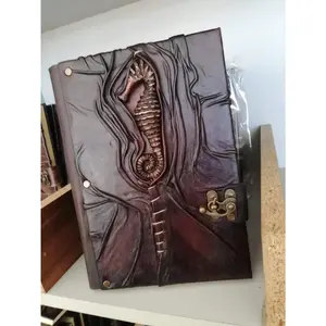 Sea Horse Leather Journal Notebook Diary