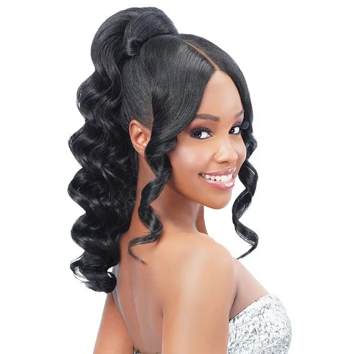 Zury Sis Miss Bang Lace Part Drawstring Ponytail - SOFIA Zury Sis Miss Bang Lace Part Drawstring Ponytail - SOFIA