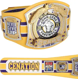 John Cena WWE Autographed 2025 Farewell Tour Bakersfield Replica Title Belt - Limited Edition of 25 - Fanatics Authentic Certified