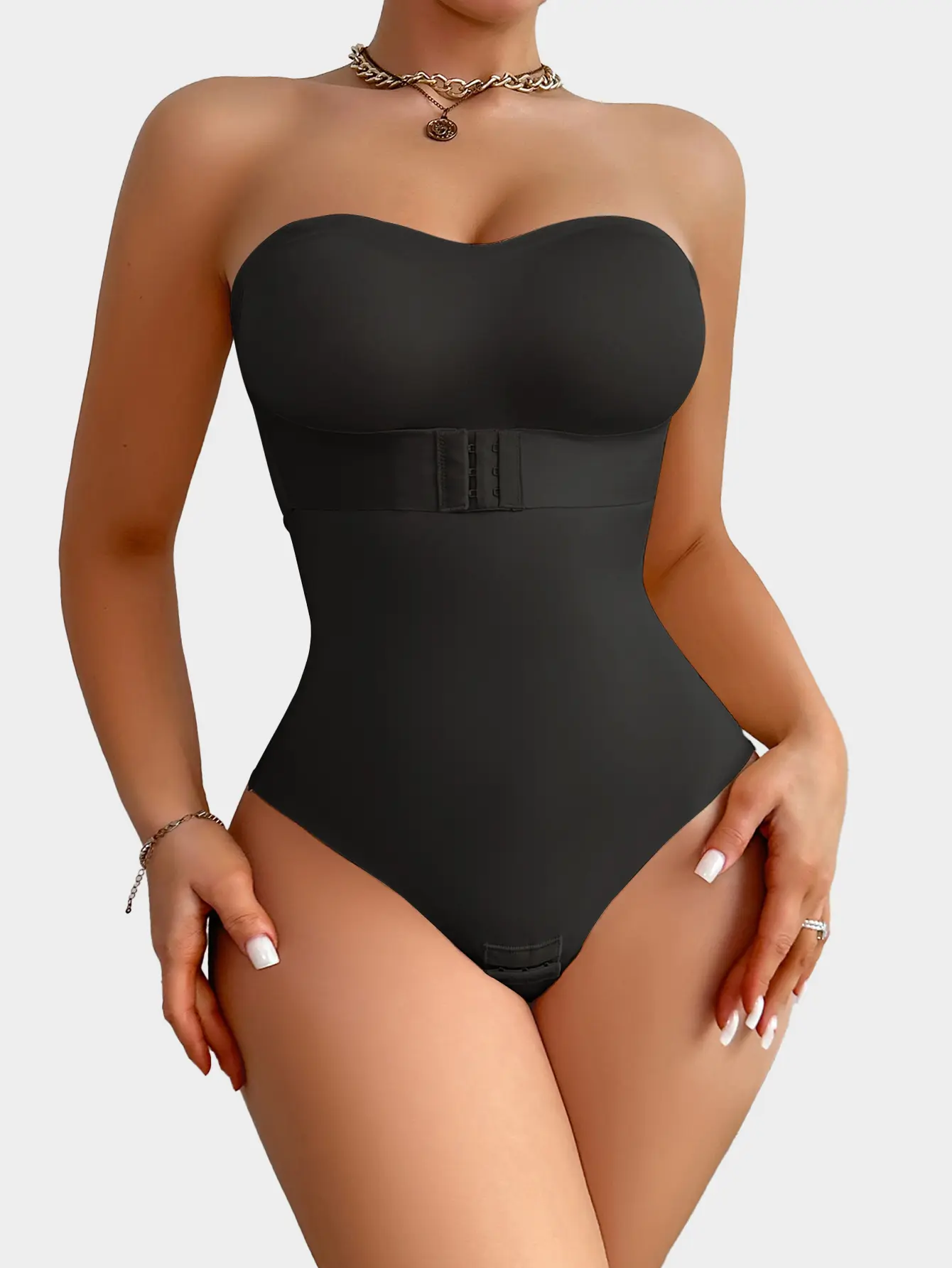 New bustier Shapewear Elastic Gathering Type Ladies Bottoming Clothes Belly Shaping Jumpsuit faja shapewear