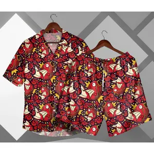 Magikarp Hawaiian Shirt Magikarp Hawaii Set Tropical Button-Up Shirt Hawaiian Short Summer Magikarp Shirt Gift