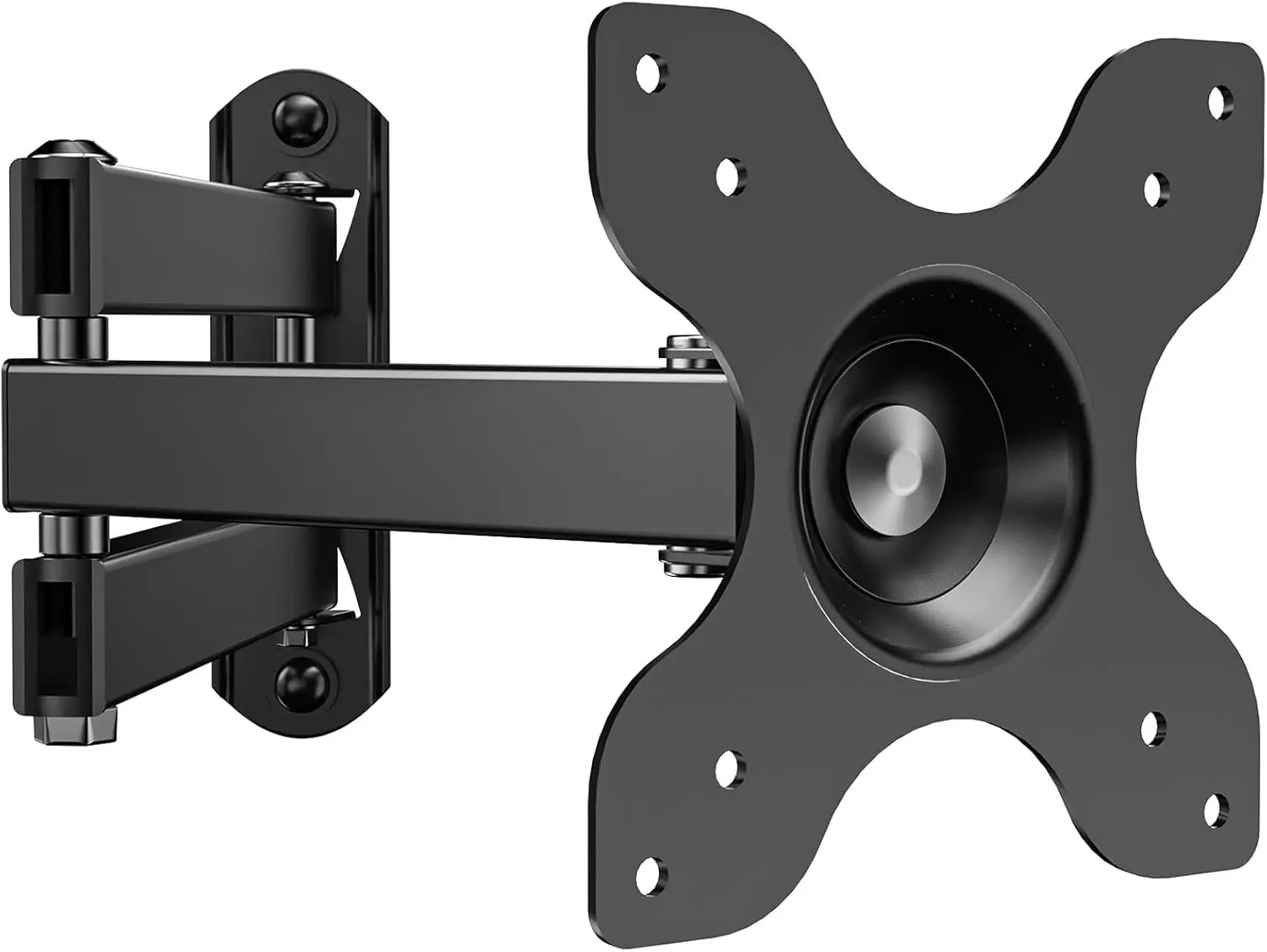 TV Wall Mount Articulating LCD Monitor Full Motion 15 inch Extension Arm Tilt Swivel for Most 13 to 32 inch LED TV Flat Panel Screen with Mounting Holes up to 100x100mm (1330LM), Black