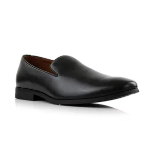 Ferro Aldo Clyde wholecut minimalist penny loafers, in Black, Men's Size 6.5 - 13