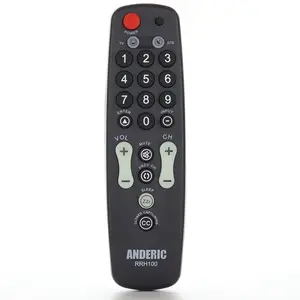 Anderic RRH100 2-Device Universal Remote Control for Hospitality TVs and Cable/Satellite/STB Boxes with Learning