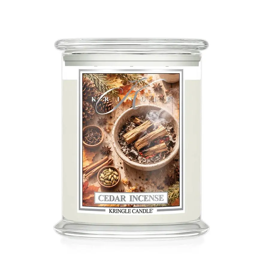 Cedar Incense | 3-Wick Candle