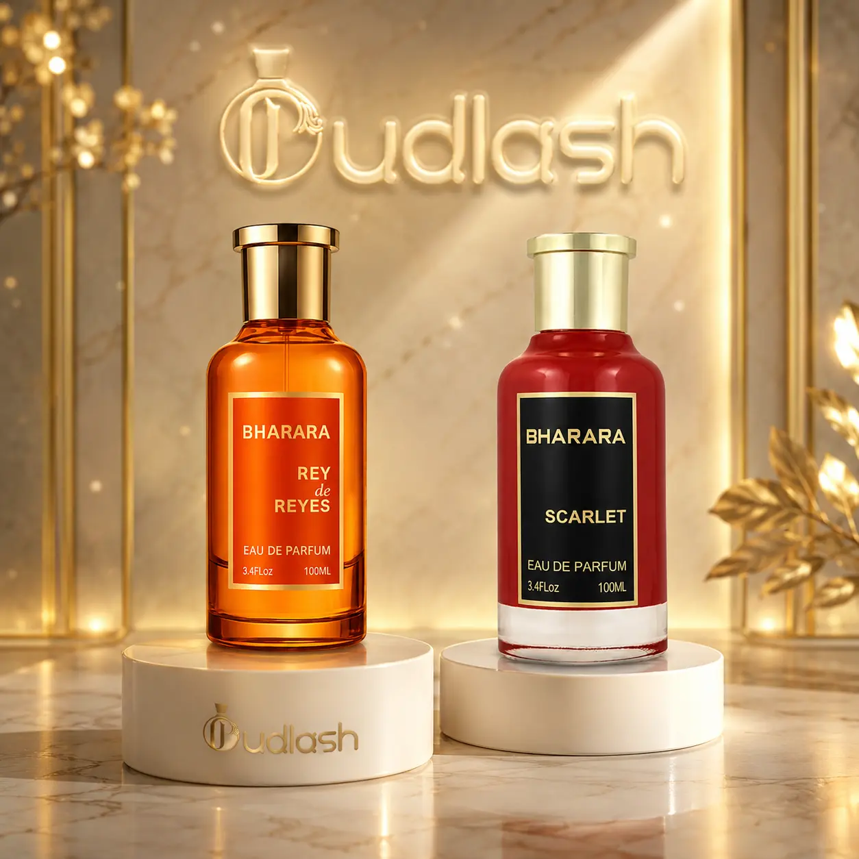 Bharara | Rey De Reyes Orange + Scarlet | Unisex Fragrance | 100 ML - 3.4 OZ | Eau De Parfum | Bergamot- Pink pepper and Cardamom