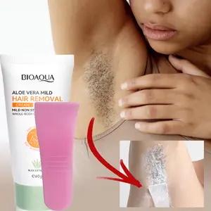 Gentle Hair Removal Cream - For Women & Men | Painless Body & Bikini Area Depilatory (2025 Formula)