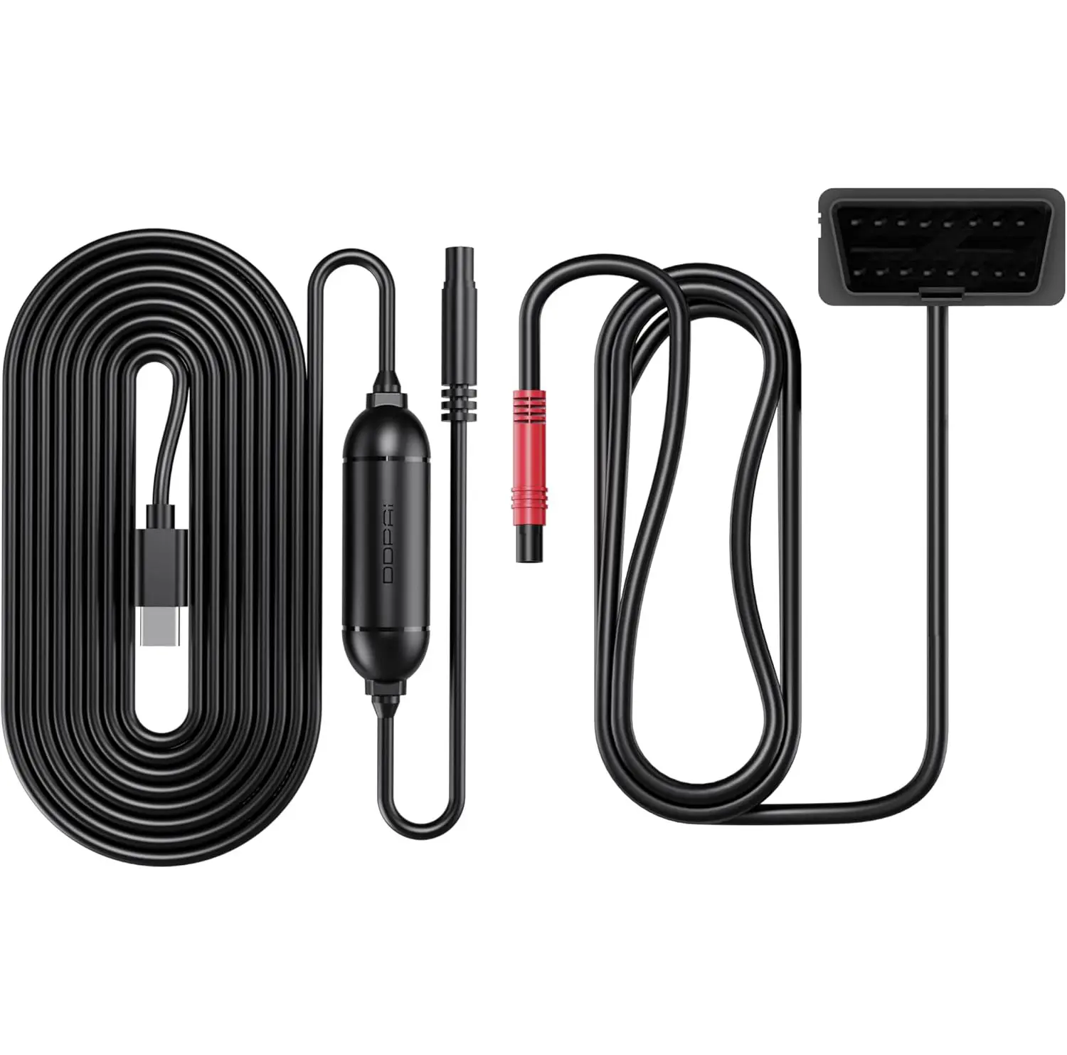 DDPAI Dash Cam Smart OBD Hardware Kit Compatible with Models N1 Dual, N3 Pro, N5 Dual, Z40, Z50, and MINI5, Enable 24 Hours Parking Monitor