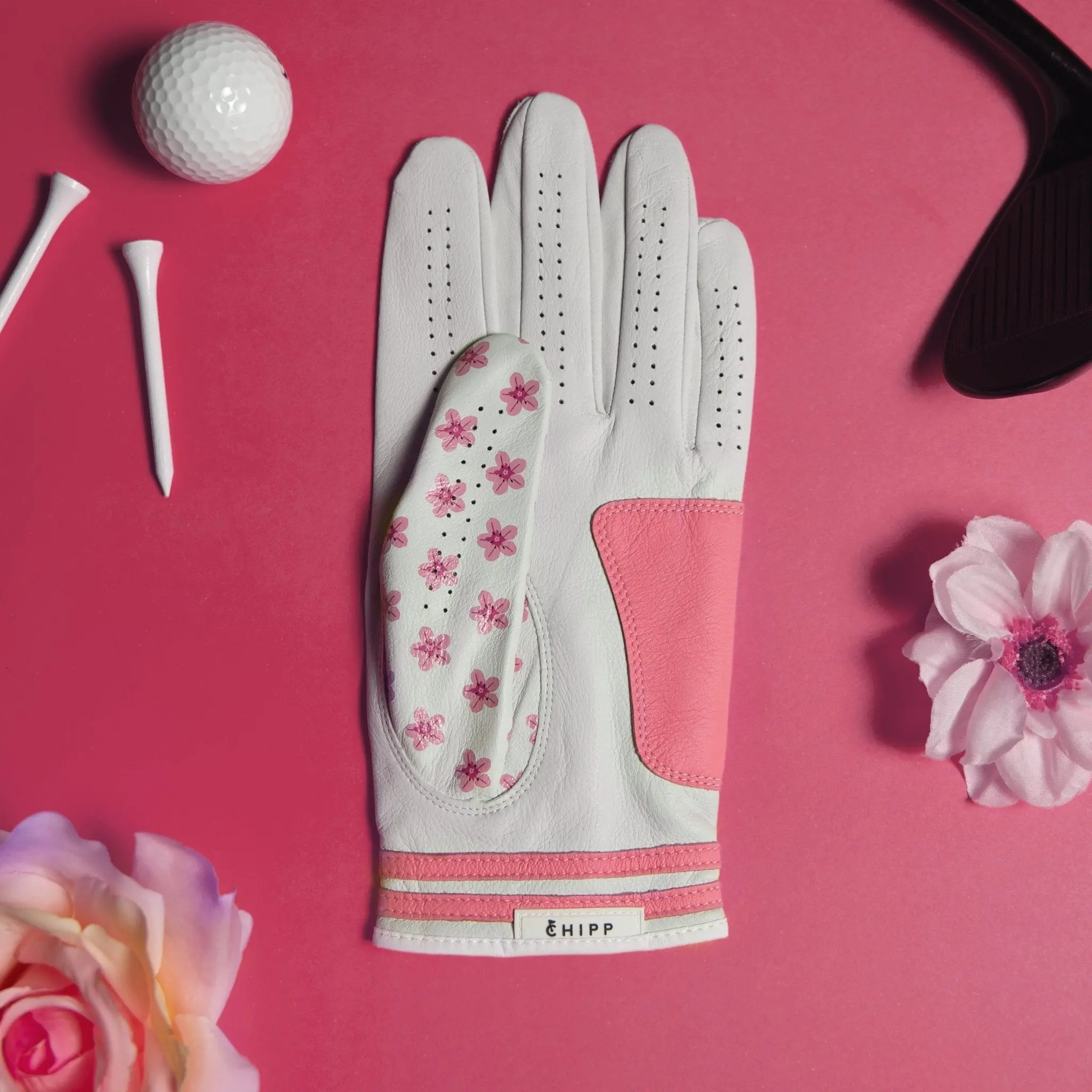"Azalea" Golf Glove | Premium Cabretta Leather | Men's & Women's Golf Accessory | Breathable, Durable, Comfortable