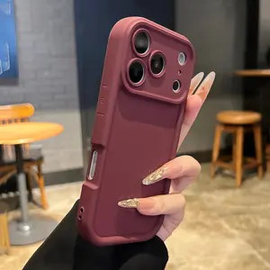 Thick Soft Phone Case Compatible with iPhone 17 16 15 14 13 12 11 Pro Max Air, Shockproof Mobile Protection Cover, compatible with apple 16 15 14 Plus Accessories