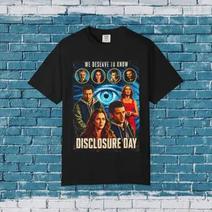 Alien Disclosure Day Shirt UFO UAP Believer Tee Extraterrestrial Graphic T Shirt Sci Fi Alien Lover Apparel ET Fan Gift Cosmic Mystery Space Enthusiast Unisex Graphic Tee