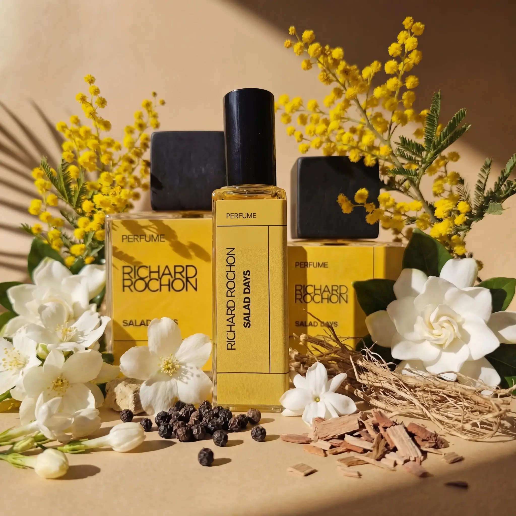 Salad Days by Richard Rochon | Unisex Perfume | Gardenia, Mimosa, Jasmine, Cedar, Vetiver, Pepper | Long Lasting Niche Floral Fragrance for Men & Women | Artisan Perfume, Everyday & Gift