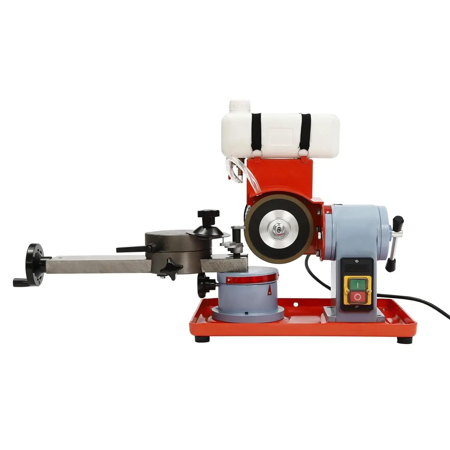 370W Circular Saw Blade Sharpener, Electric Saw Blade Sharpening Machine with Water Injection, Saw Blade Grinder Machines, 2850Rpm Rotary Angle Mill Grinding Machine for Cutting Wood, Aluminum Alloy