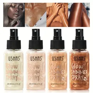 USHAS Liquid Highlighter Brightening Foundation Concealer Long-lasting Waterproof Sweatproof Glitter Powder FS294