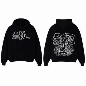 Sdl Hoodie Clothing Chicano Clothing Gangster Clothes Graphic Hoodies, Trendy Pullover Hoodie, 2D Graphic Design