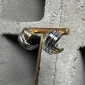 Shine On Mix Metal Earrings Shine On Mix Metal Earrings