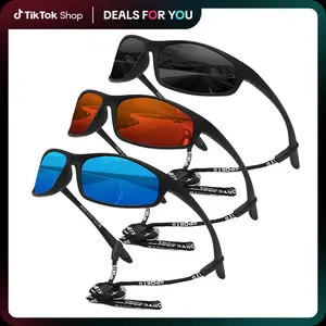 KINGSEVEN Trending 3 Pack Polarized Windproof Sport Sunglasses for Men Cycling Running Sunglasses for Women UV400 Protection Driving Fishing  Accessories Men Summer Tiktok Shop Flash Sale Accessories N795 Bike Shades