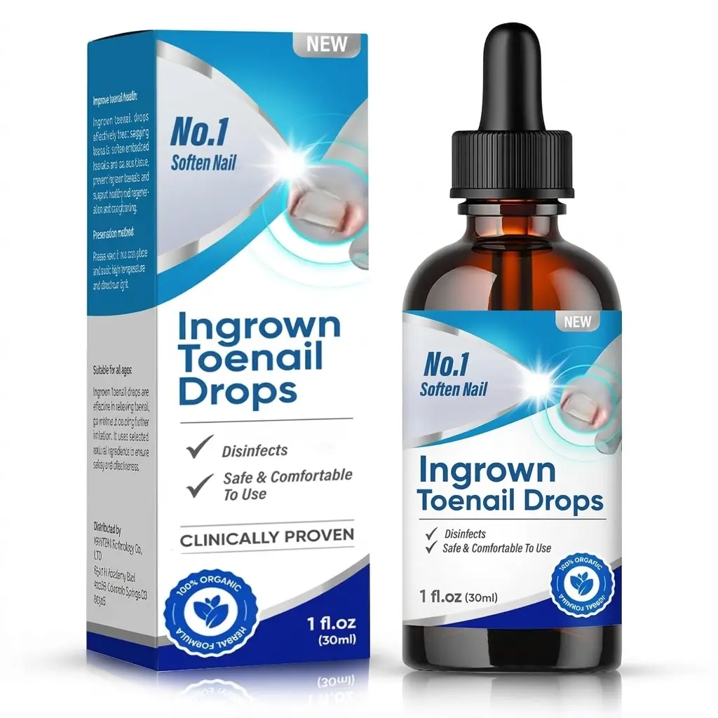 Ingrown Toenail Treatment, Ingrown Toenail Corrector Drops, 30ml | Fast-Acting Ingrown Toenail Softener & Care Solution, Plant-Based Formula for Easier Trimming, Gentle for All Ages