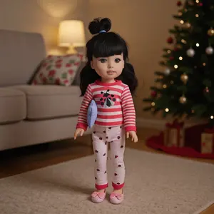 Beautiful Doll Clothing Gift Box Accessories for 14.5 Inch Dolls, 1/6 Scale Bjd, Girls' Toy, Christmas Present, Doll Clothes Set