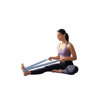 2pcs Numbered Yoga Stretching Band for Fitness Resistance Training High Elastic Latex Silk Multi Level Loops for Flexibility Exercise Portable Yoga Strap for Men Women Home Gym Yoga Gear Stretching Aid