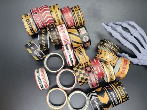 Random Warning Label Washi Tape Roll