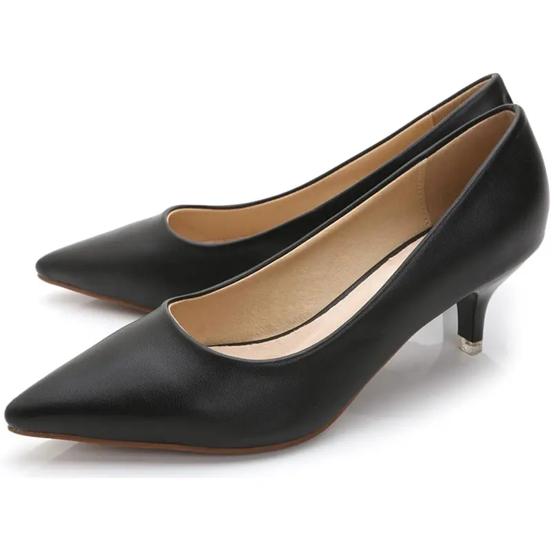 Soda Bahia Women's Pointed Toe T-Strap Pump - Stiletto Heel Dress Shoes - View #5