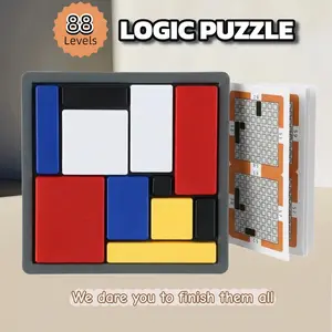 Easter gift Logic Puzzle Brain Teaser Game for Kids & Adults, 88 Challenging Levels, Educational Logic Toy, Travel Games for Ages 7+, Gifts for Boys and Girls,