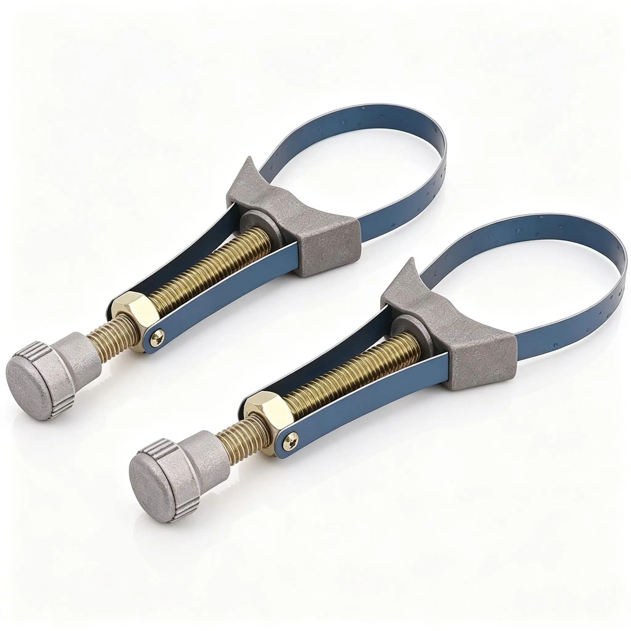 Adjustable Strap Wrench Set, Universal-Fit Hand Tool for Car, Truck Oil Filter Removal and Replacement