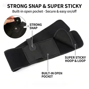 Belly Band Holster Concealed Carry Gun Holster for Men Women, Elastic Ventilate Multiple Adjustment Buttons, Fits Glock 43x, 17, 19, 42 for Most Pistols