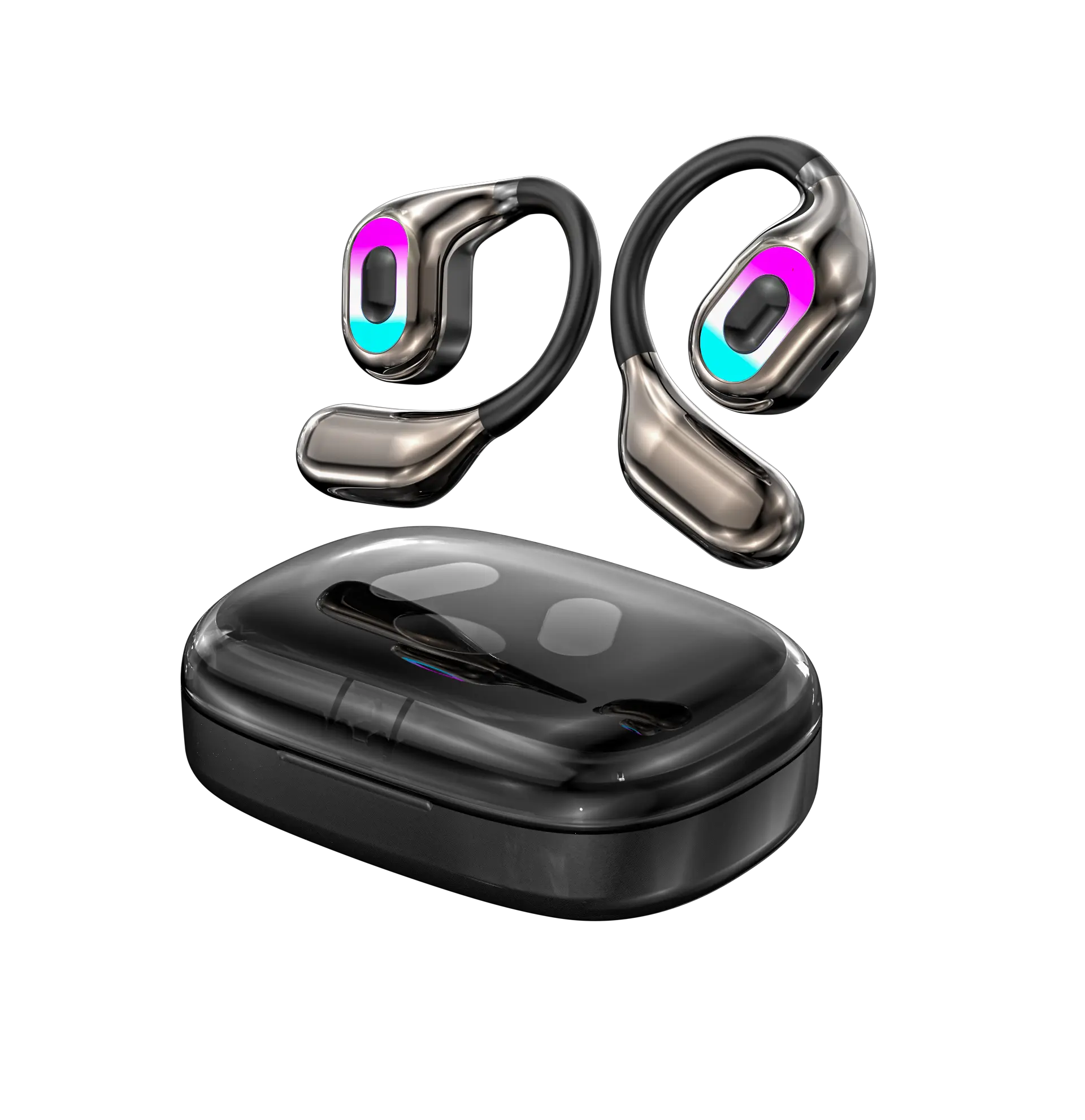 AI Translation True Wireless Earbuds - 3-in-1 Bluetooth Headset, Real-Time 2-Way Translator for 156+ Languages, Travel & Outdoor Use, Music & Calls Support (English-Spanish Compatible) Gadget