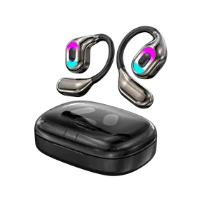 AI Translation Electronic Earbuds - 3-in-1 Bluetooth Headset, Real-Time 2-Way Language Translator (156+ Languages) for Travel, Music, Calls, Outdoor Use (English-Spanish Translation Support)