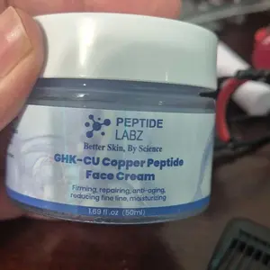 GHK-Cu Copper Peptide Face Cream Anti Wrinkle Anti Aging, Repair, and Firming Daily Face Cream, 1.69 Fluid Ounce - TikTok Shop GHK-Cu Copper Peptide Face Cream Anti Wrinkle Anti Aging, Repair, and Firming Daily Face Cream, 1.69 Fluid Ounce - TikTok Shop
