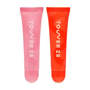Tower 28 LipSoftie Lip Treatment Duo - Soft-Shine Finish, Hydrating Lip Balm Heals and Repairs Chapped Lips - Clean, Vegan, Cruelty Free Skincare