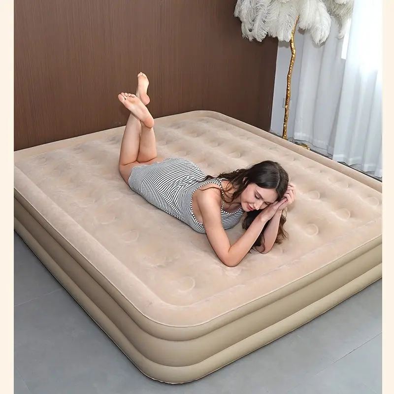 Double Inflatable Mattress High-End Self-Inflating 152x205cm Fast Inflation Bed Guest Bed Travel Bed Camping Air Mattress